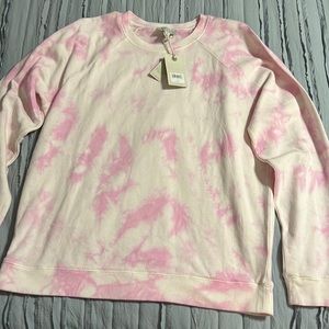 NWT Lucky Brand Tie Dye Sweatshirt Size Large